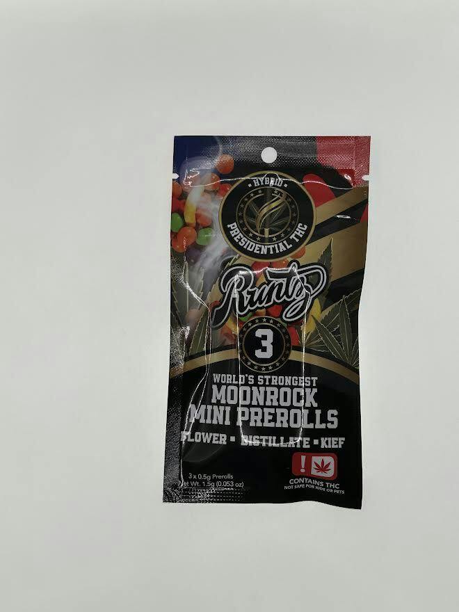 (Runtz) Presidential Moon Rock Mini 1.5g Preroll