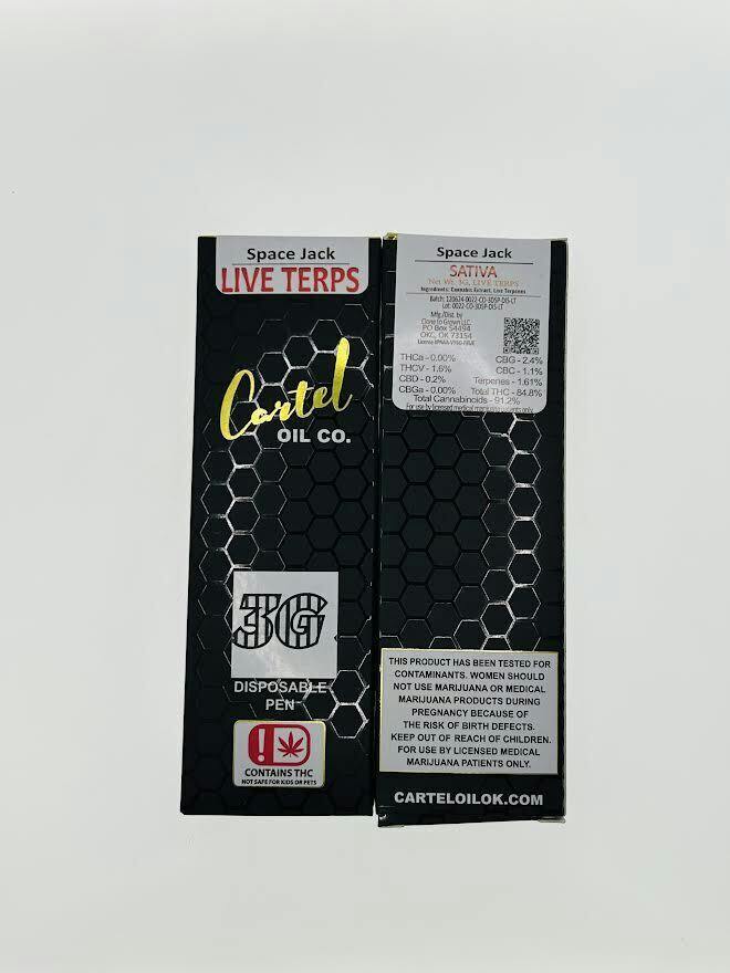Cartel Oil Co | Space Jack | Disposable | 3g