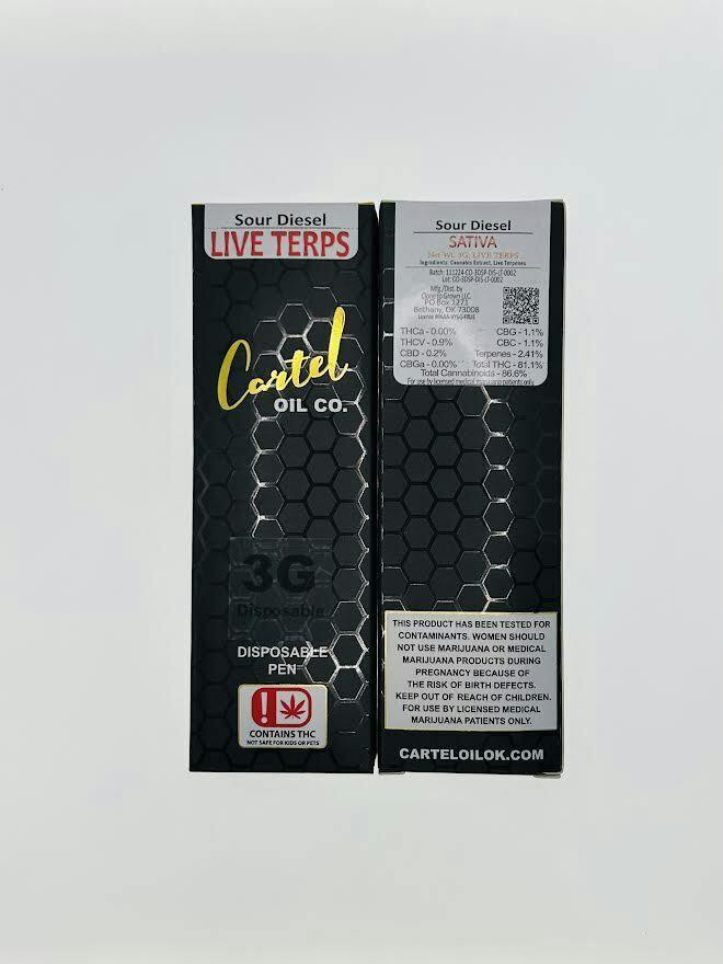 Cartel Oil Co | Sour Diesel | Disposable | 3g