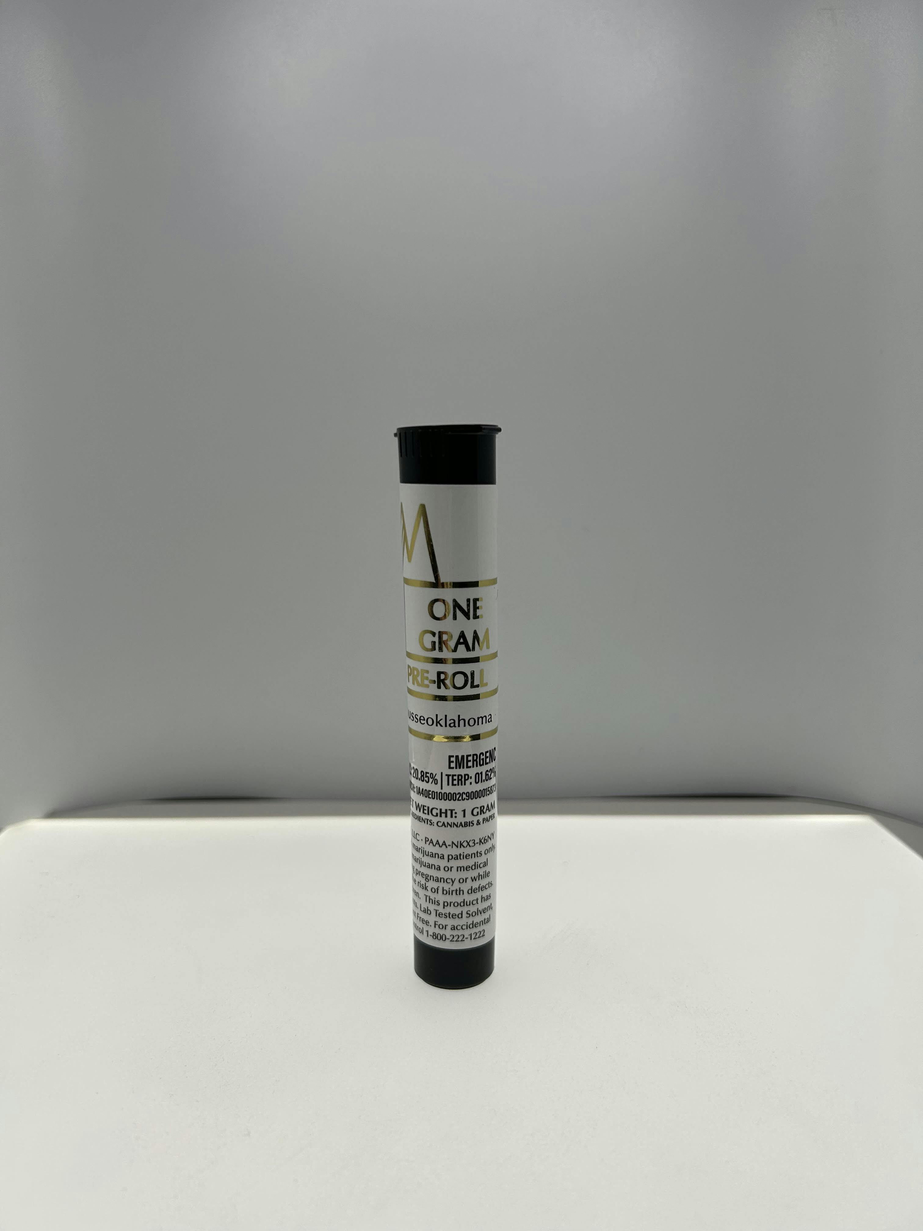 White Mousse Infused 1g Pre Roll (EmergenC)