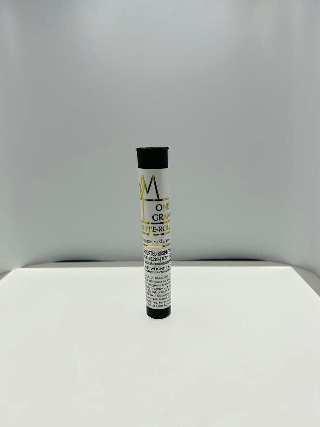 White Mousse Infused 1g Pre Roll (Frosted Raspberries)