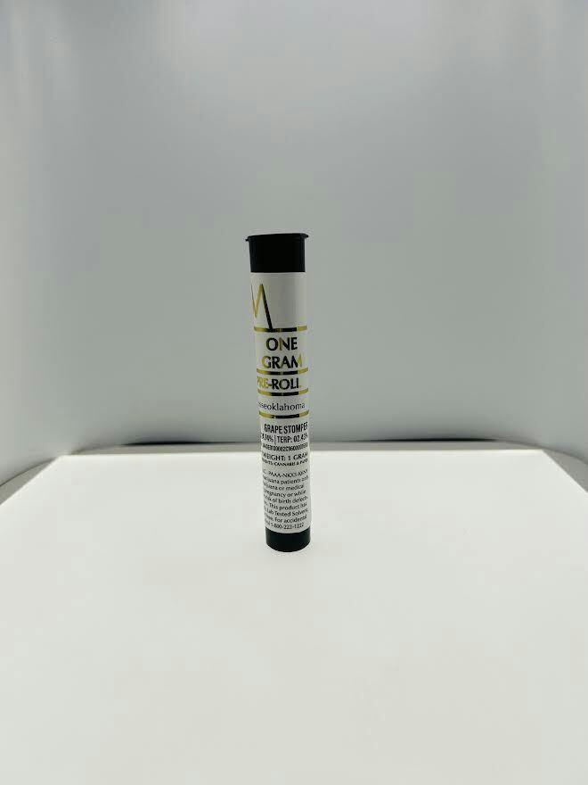 White Mousse Infused 1g Pre Roll (Grape Stomper)