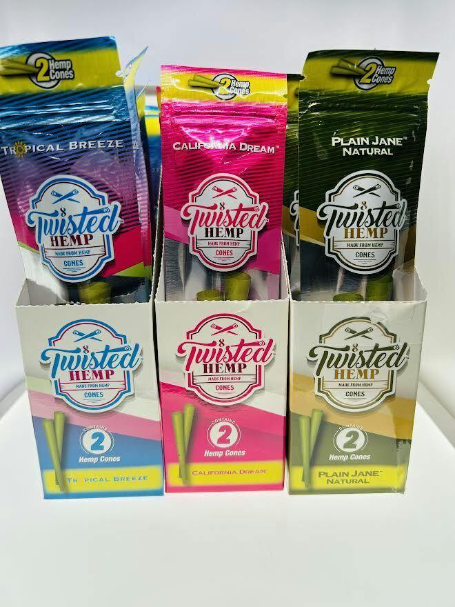 Twisted Hemp Cones