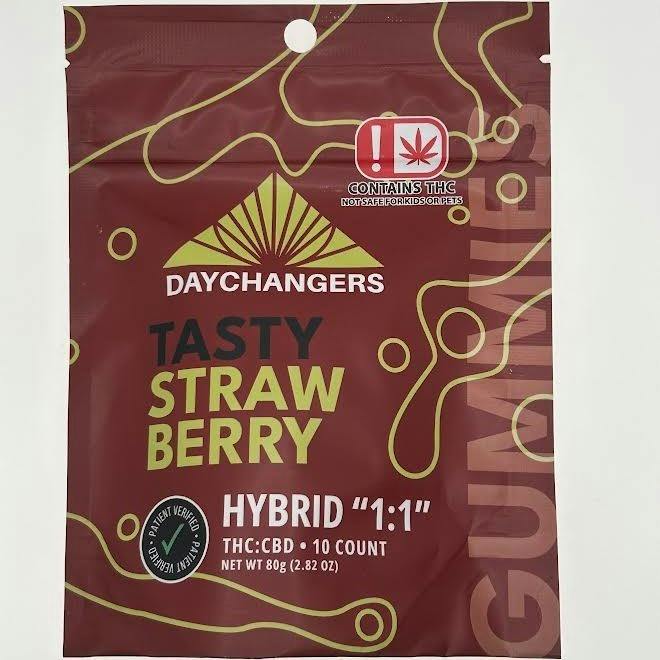 Day Changer | Tasty Strawberry Gummies (10ct.) | 2500mg by Day Changers