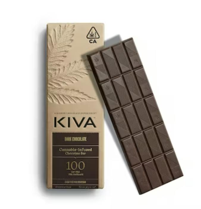 Dark Chocolate Bar | 100mg | 20ct | 5mg/ea