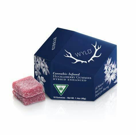 Elderberry 2:1 Indica Enhanced + CBN Gummies | 100mg | 10ct | 10mg/ea by Wyld