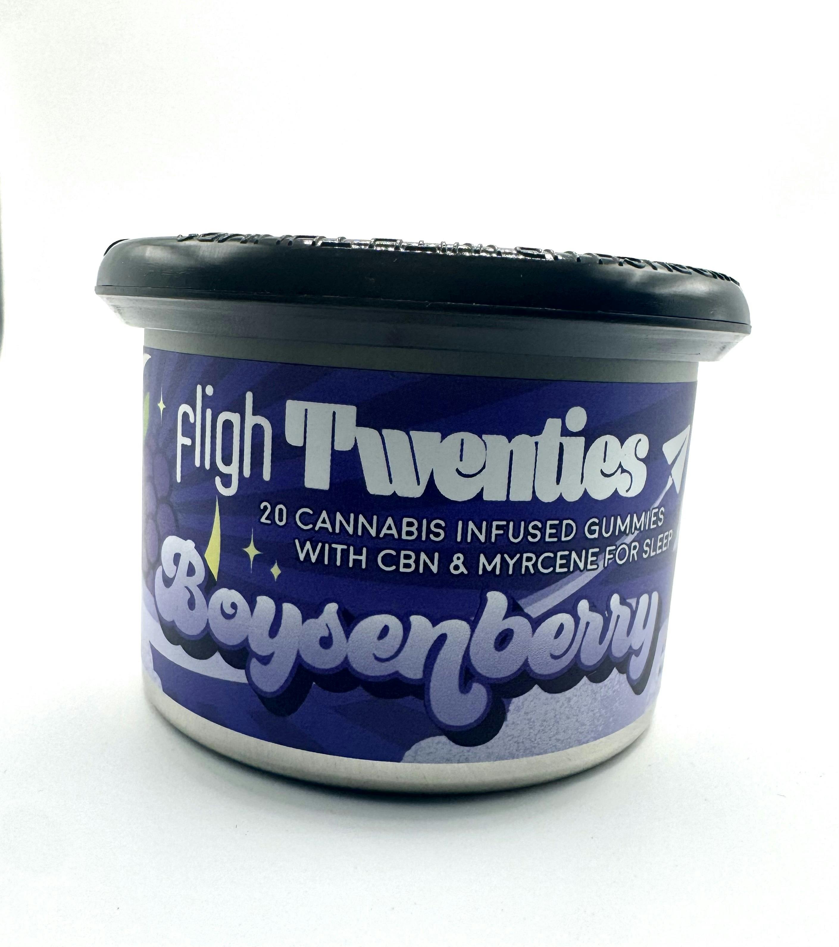 Fligh Boysenberry CBN & Myrcene Sleep Gummies 100mg at Canna Company- Deming Dispensary