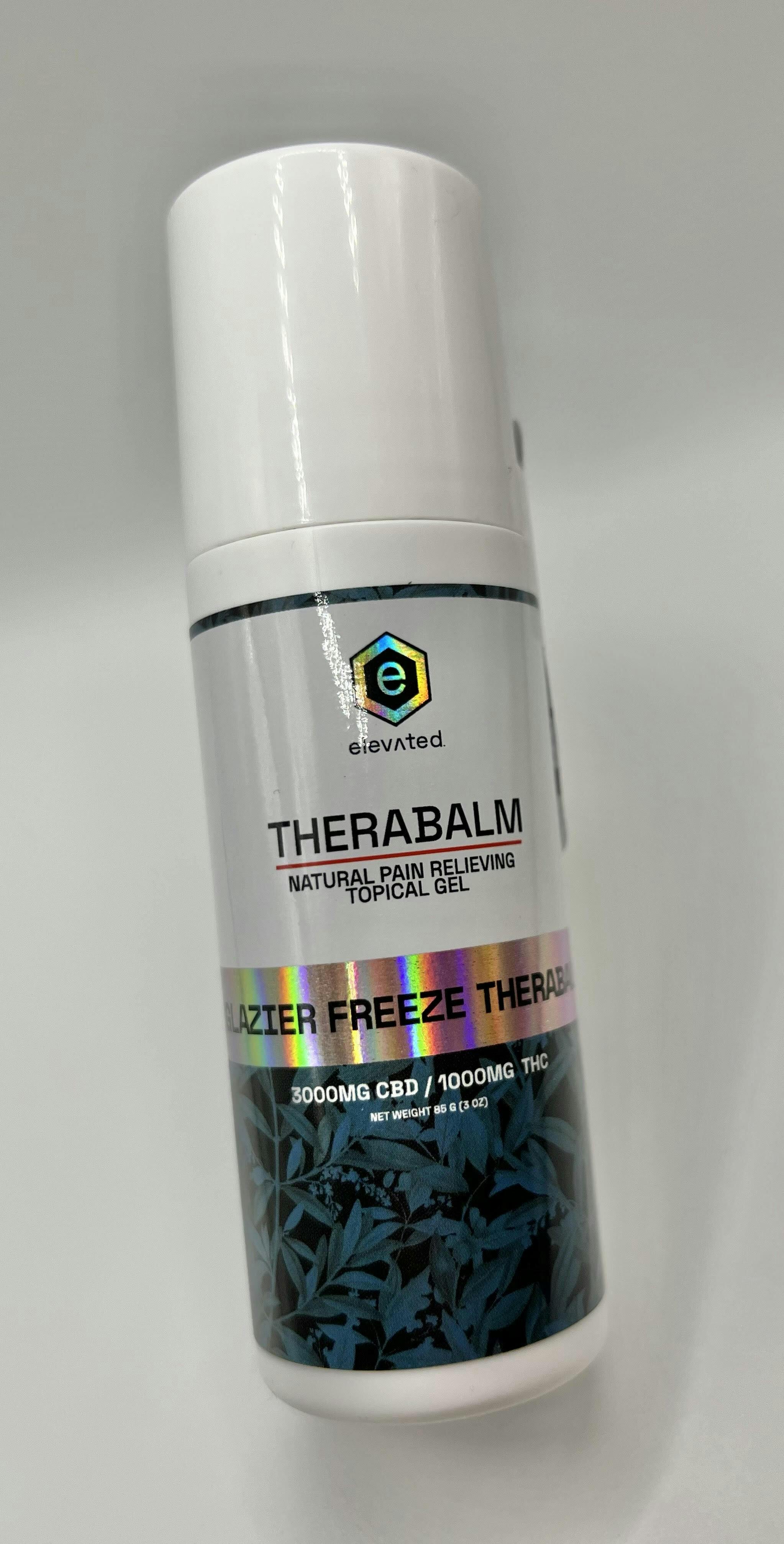 Therabalm Roll-On | Glacier Freeze | Balm | CBD:THC 3000mg:1000mg | 3oz