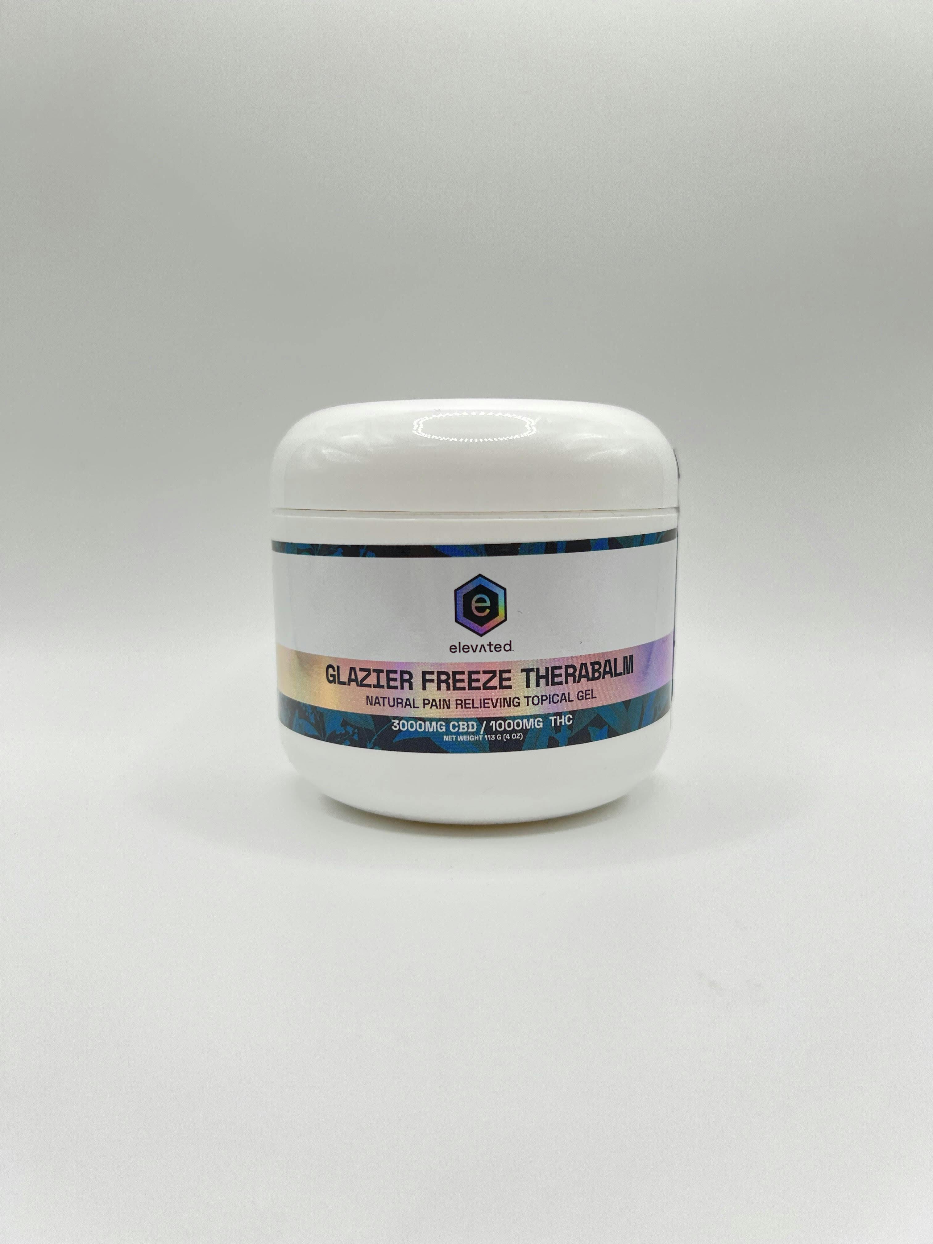 Therabalm Topical Gel | Glacier Freeze | Balm | CBD:THC 3000mg:1000mg | 4oz