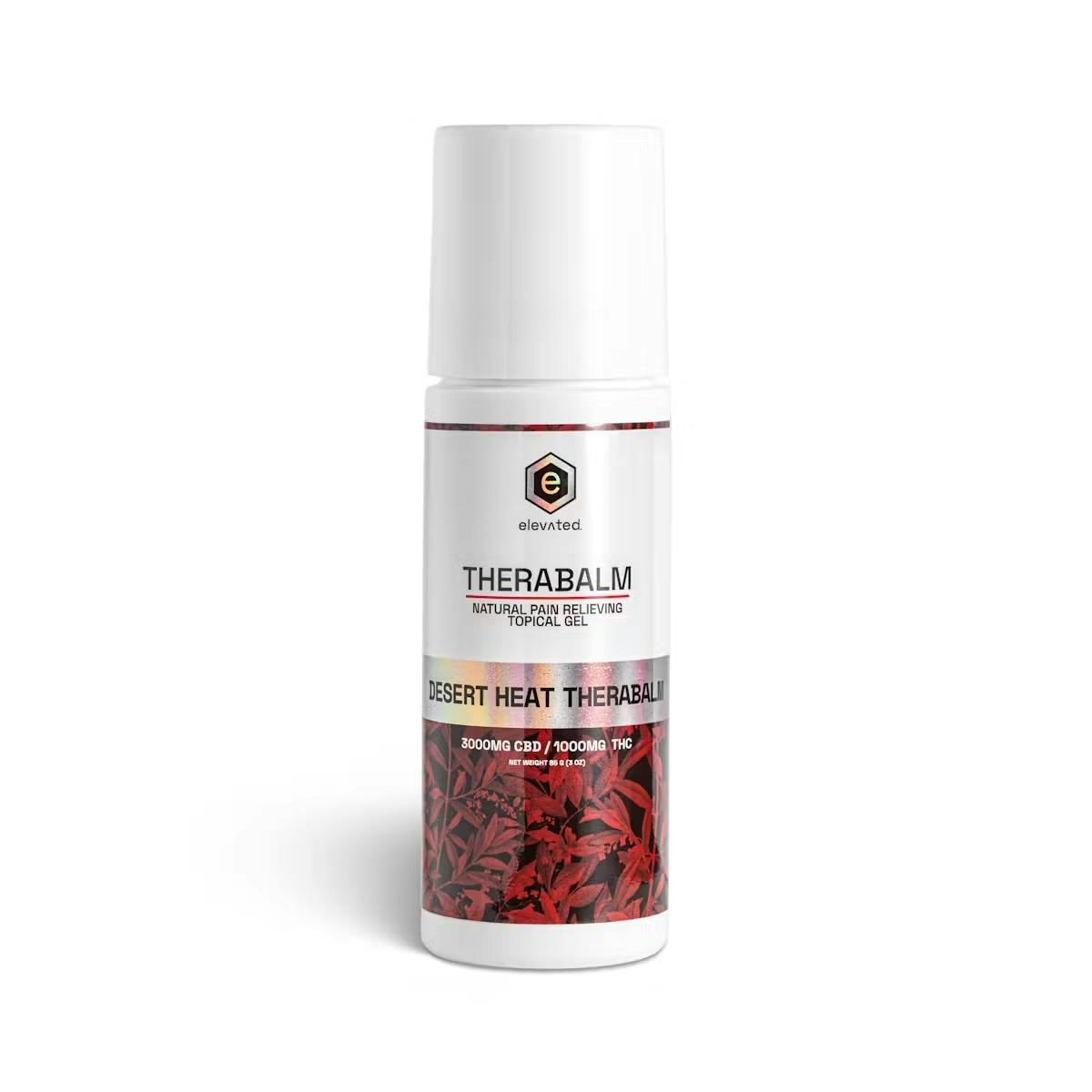 Therabalm Roll-On | Desert Heat | Balm | CBD:THC 3000mg:1000mg | 3oz