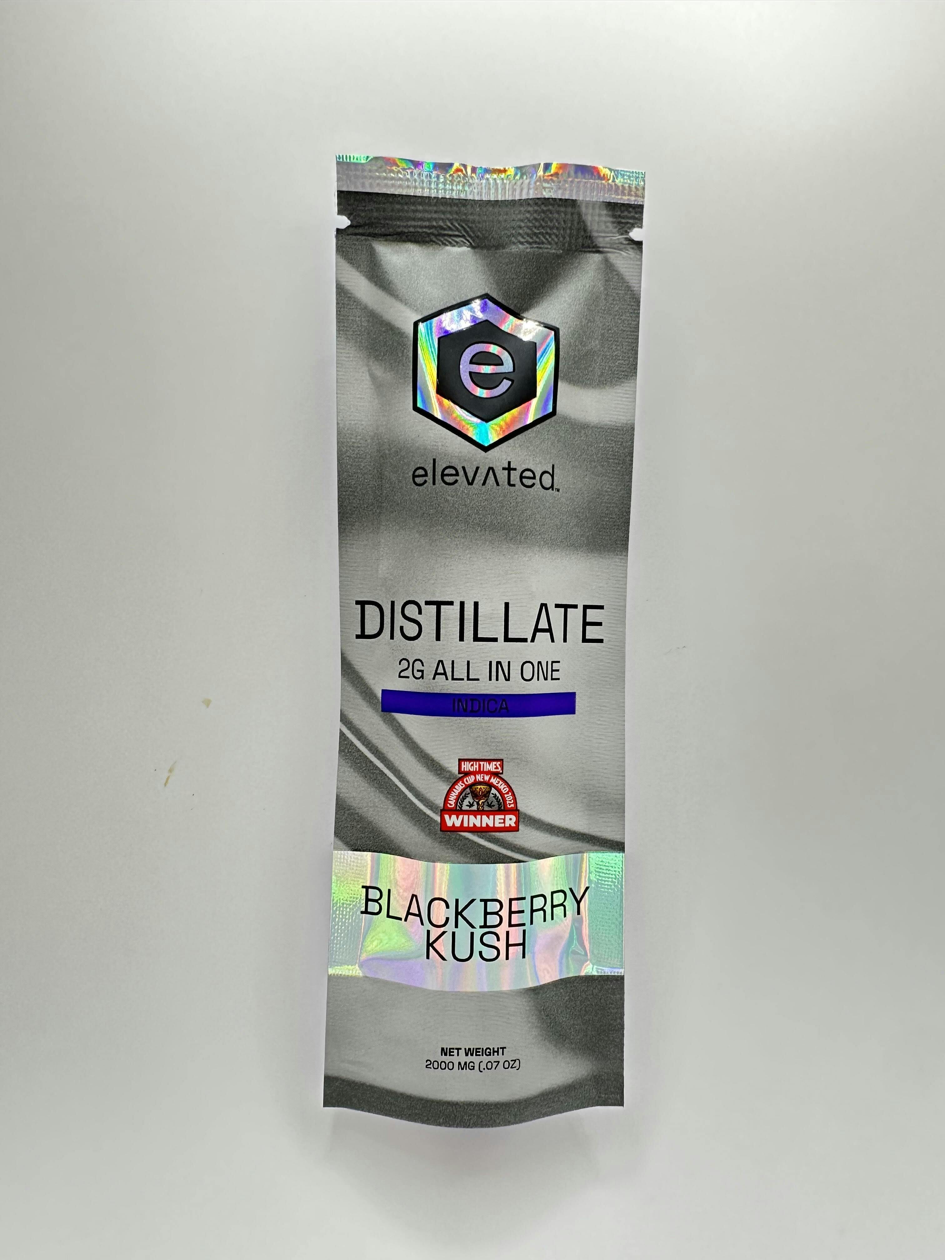 Elevated | Blackberry Kush | Distillate Disposable | 2g by Elevated Labs