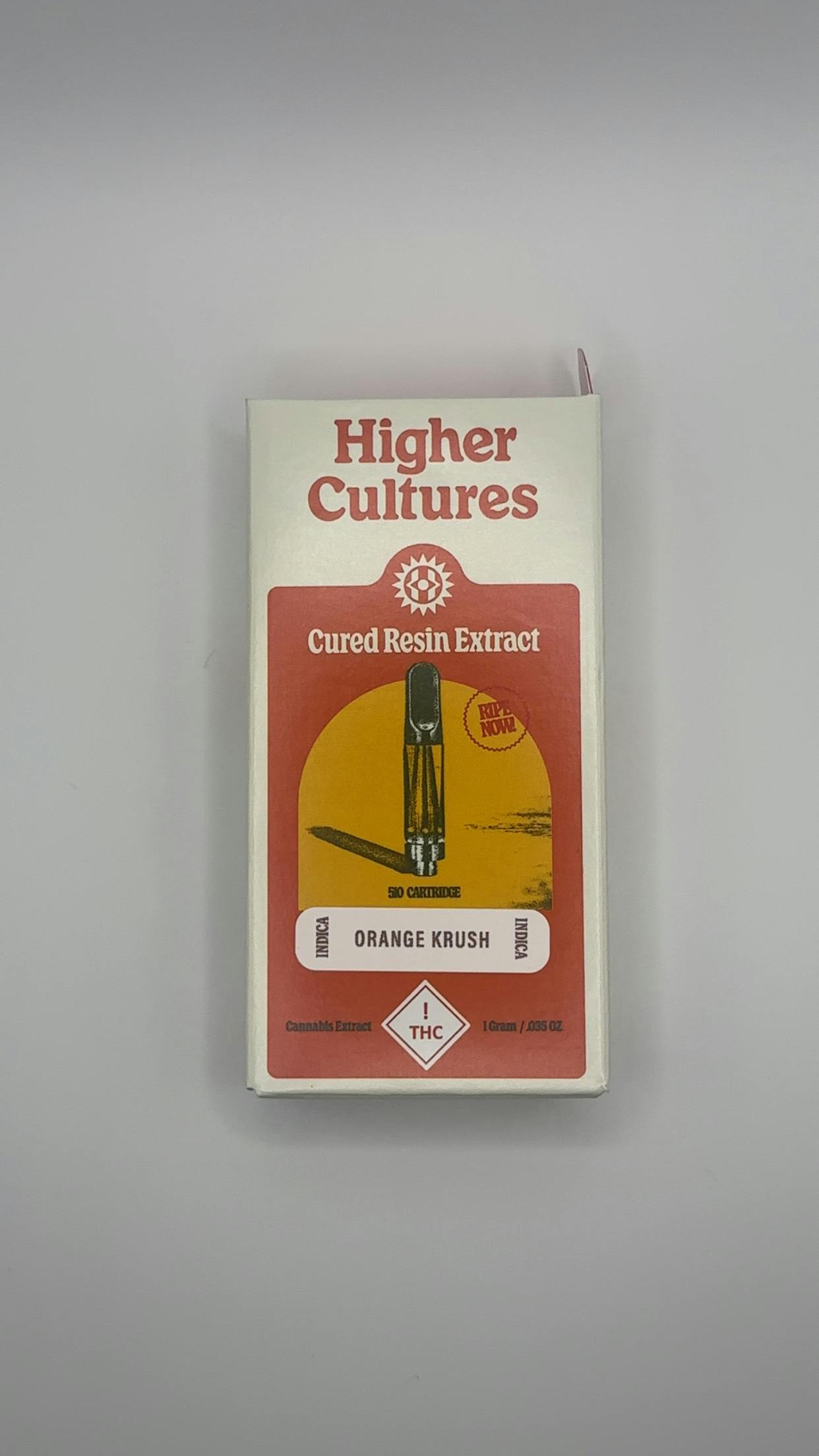 Orange Krush Cured Cartridge cannabis product