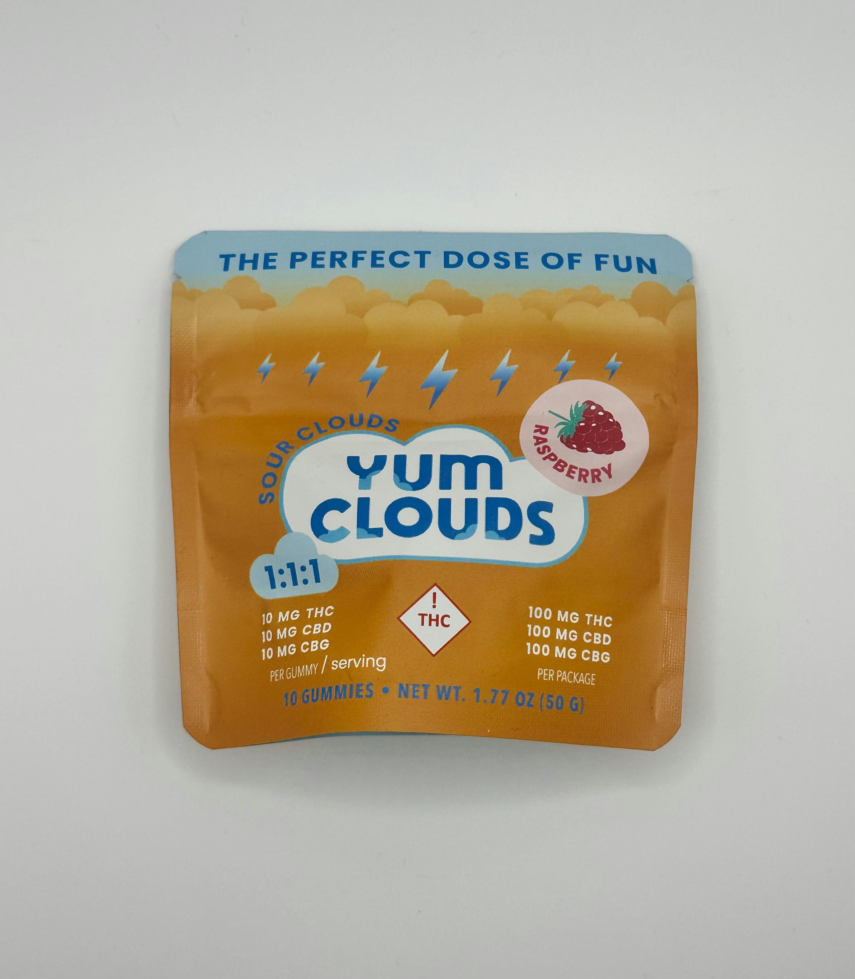 1:1:1 Raspberry 100MG THC/100MG CBD / 100MG CBG