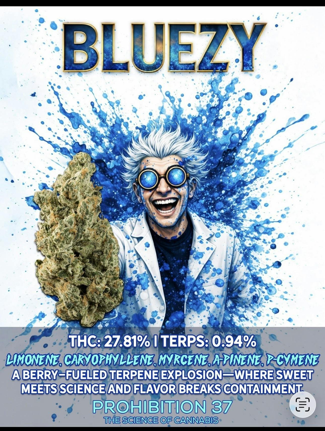 P37 | Bluezy | 3.5g cannabis product