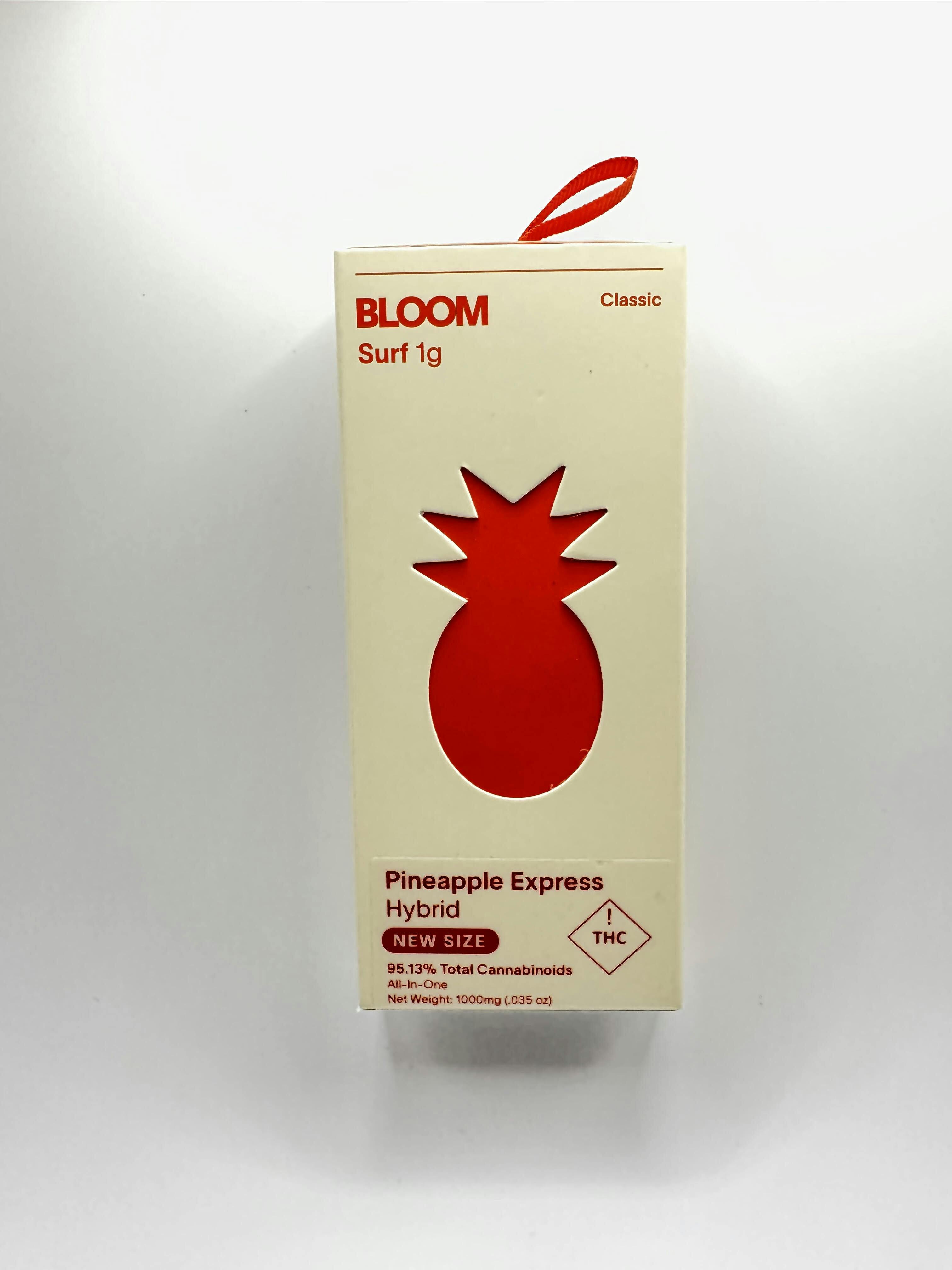 Bloom Surf All-In-One 1000mg | Pineapple Express cannabis product