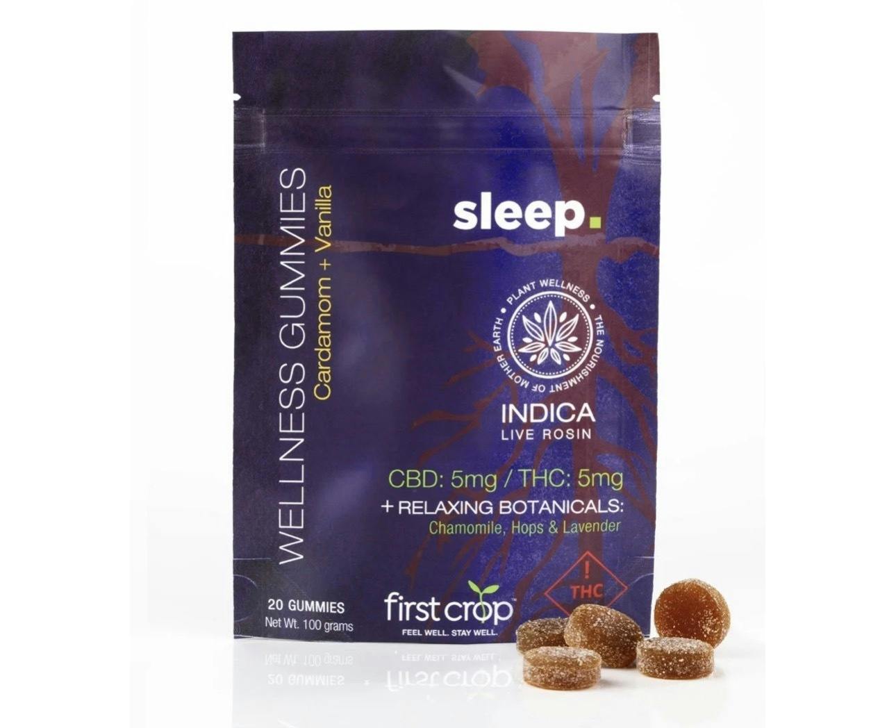 First Crop | Gummies | Sleep cannabis product