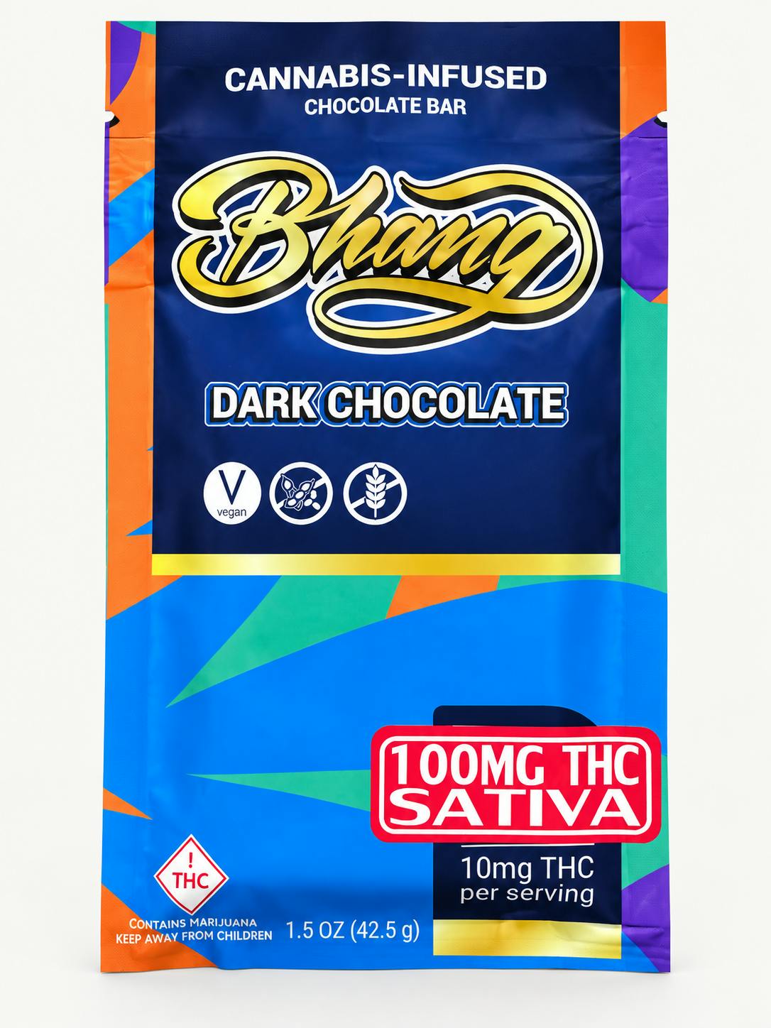 Bhang | Dark Chocolate | 100mg | Sativa