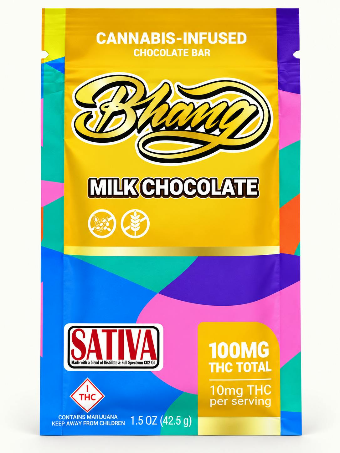 Bhang | Milk Chocolate | 100mg | Sativa