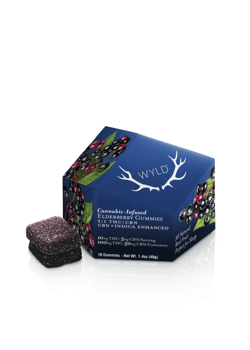 Elderberry | 2:1 THC:CBN Gummies | 100mg | 10ct | 10mg/ea at HCC Herrera Cannabis Co.