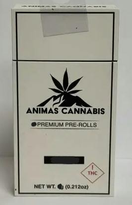 Animas Cannabis Hybrid Pre-Rolls Dosi Fighter 12 Pack at HCC Herrera Cannabis Co.