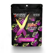 Grape Limeade 200mg THC Infused Gummies