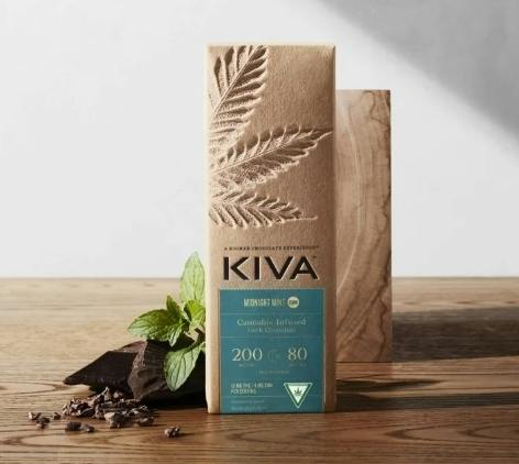 5:2 THC:CBN Midnight Mint Dark Chocolate Bar | 100mg | 20ct | 5mg/ea