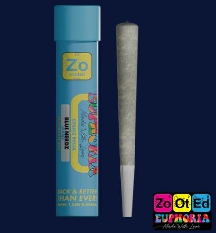 Euphoria Cosmic Rolls | Blue Nerdz | Infused Joint | 1.25g