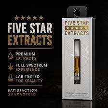 Five Star Extracts | Dark Rainbows | 0.5g | Live Sugar Sauce | Cartridge