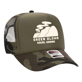 Camo Vintage White Hat