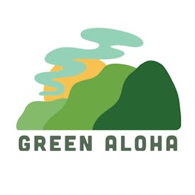 Green Aloha Sticker