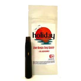 Holiday - (Papaya-Hybrid) - 1g Live Resin Disposable Vape