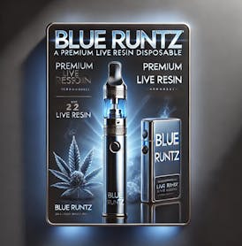 Blue Runtz- 1G Live Resin Disposable Vape