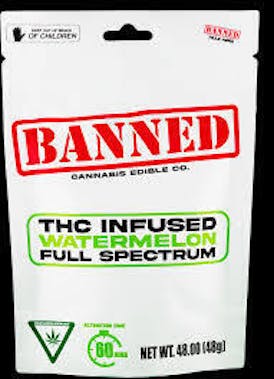 Banned - Watermelon Gummies 200mg