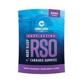 Cannalicious - Fast Acting REST RSO Gummies 200mg Mixed Berry