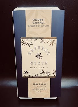 Natural State Medicinals - 200mg Coconut Caramel Dark Chocolate Bark