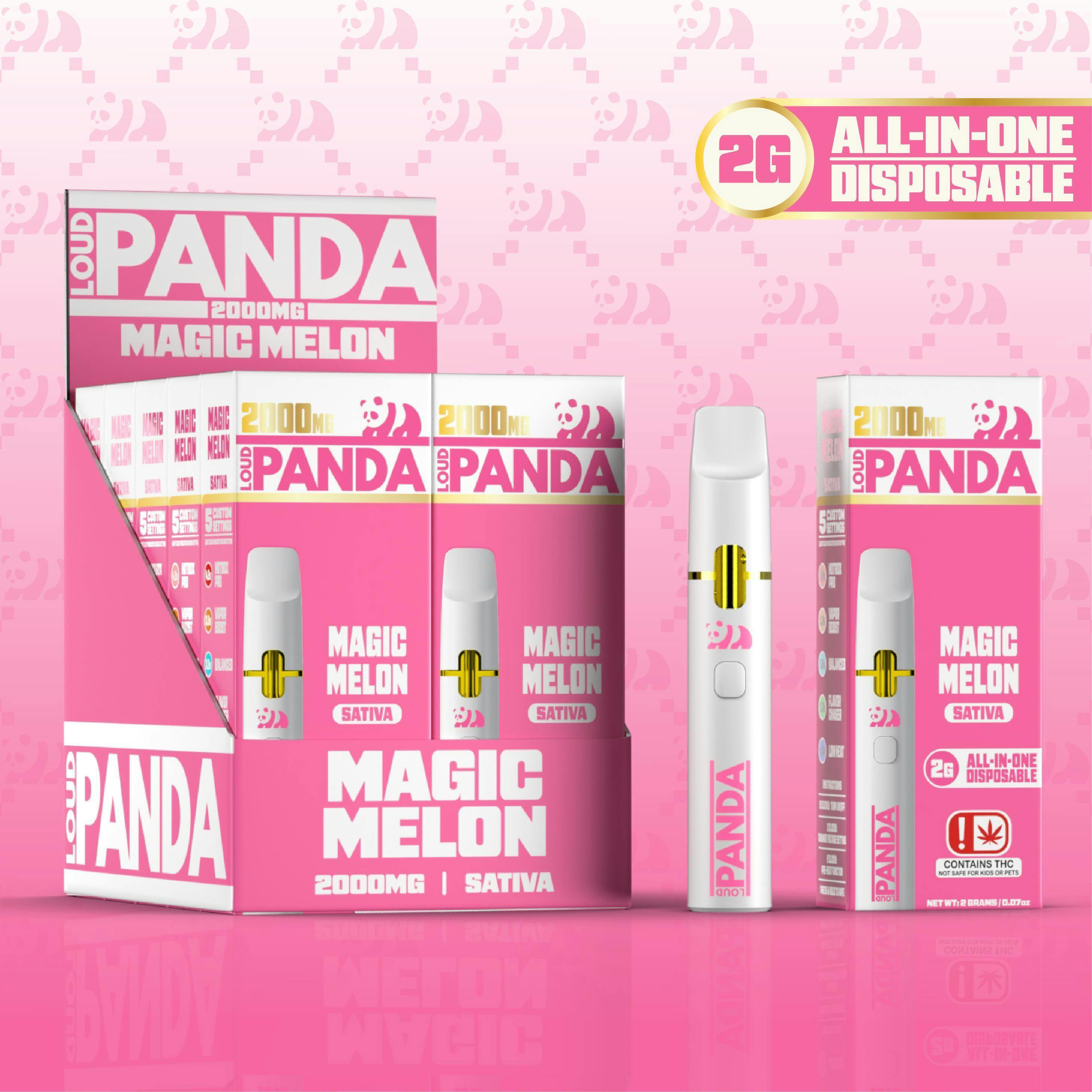 Melon Gushers | Disposable | 2g by Loud Panda