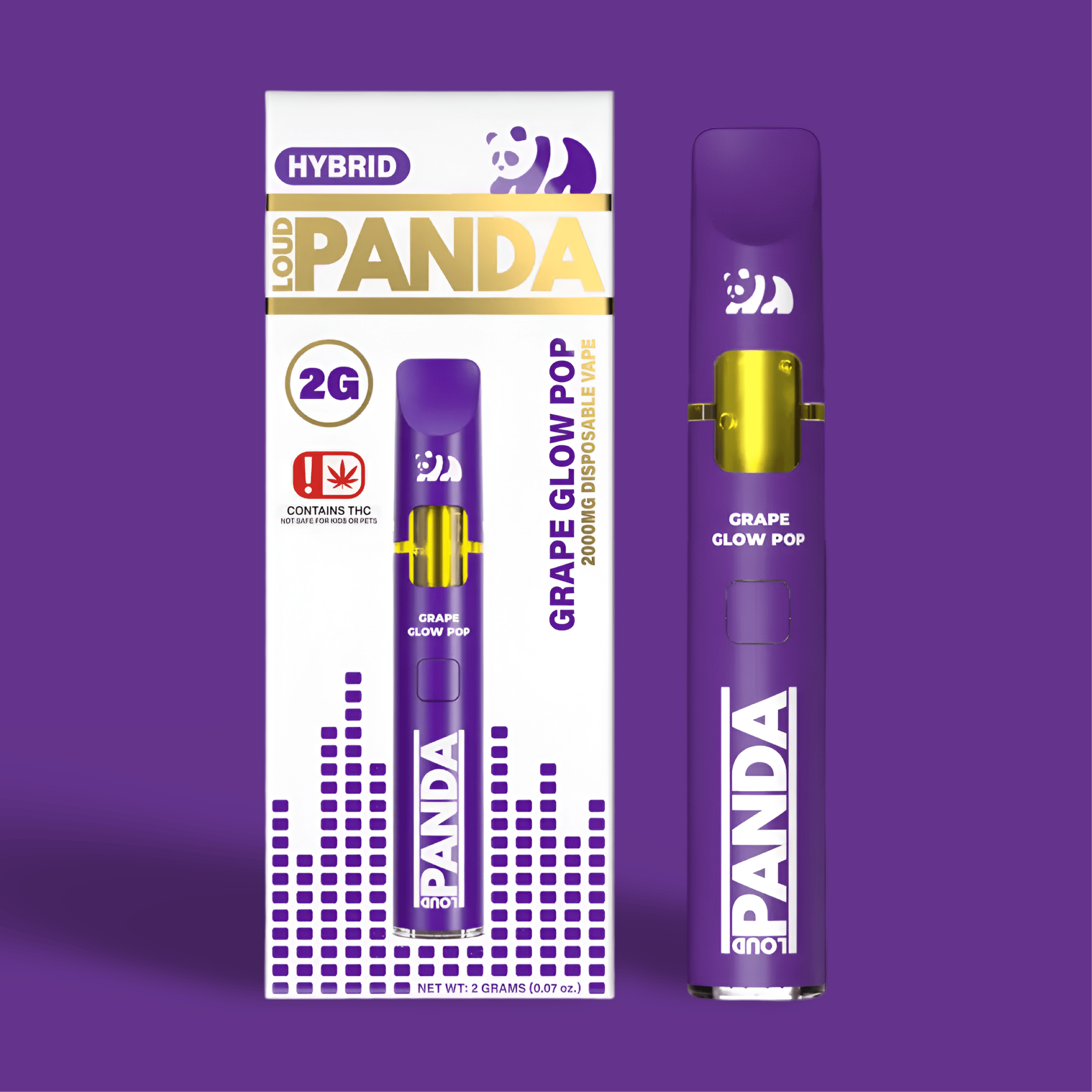 Grape Glow-Pop | Disposable | 2g by Loud Panda