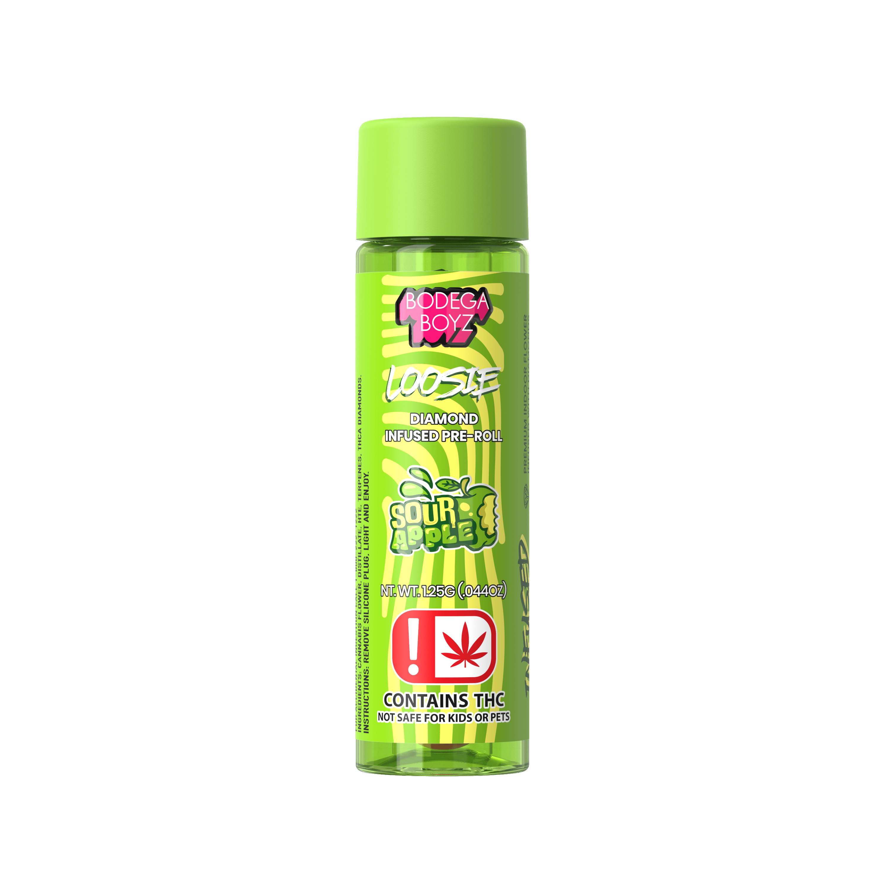 Bodega Boyz | Loosies | Sour Apple | Infused Joint | 1.25g