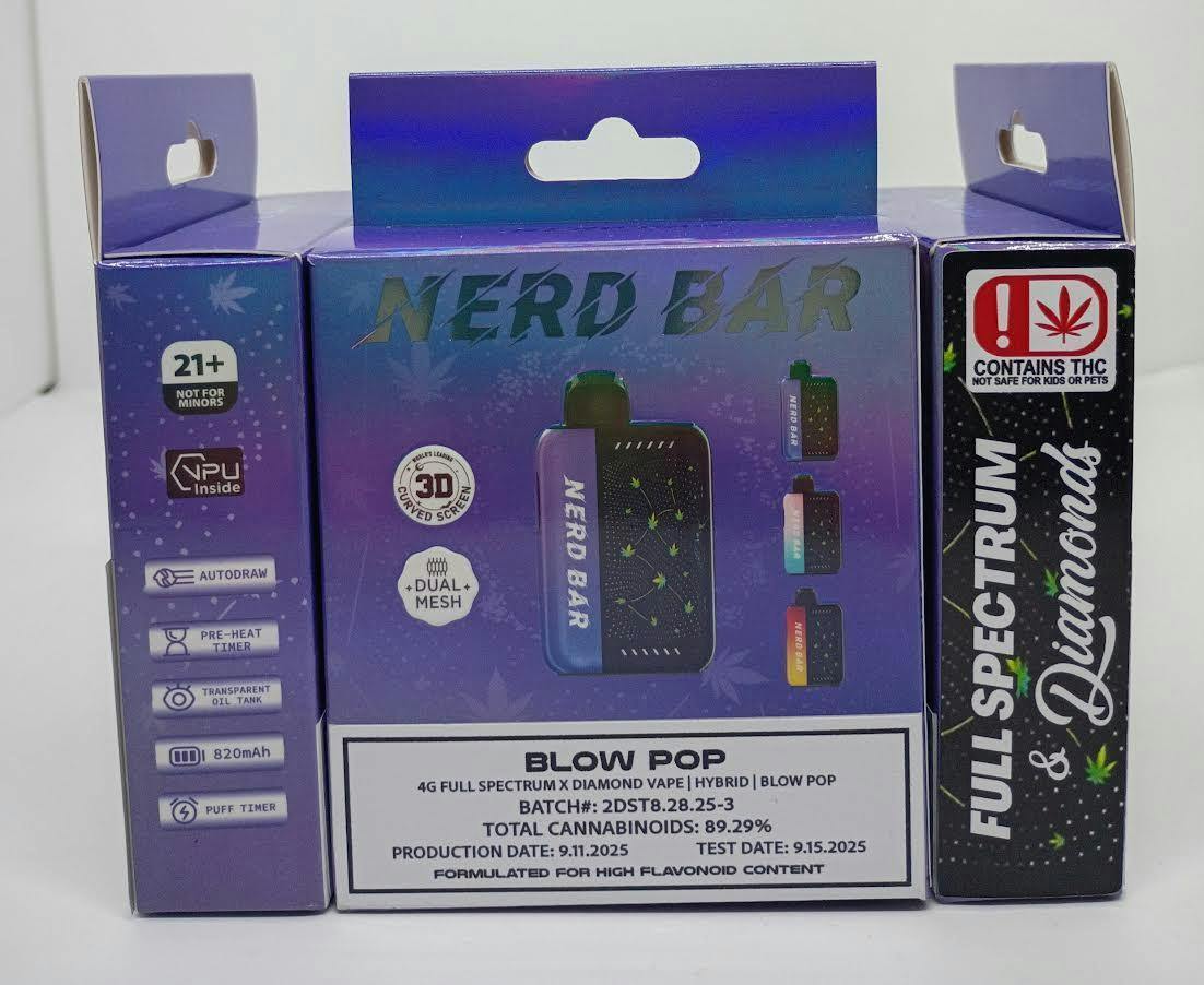 NERD BAR WATERMELON MANGO DISPOSABLE 4G