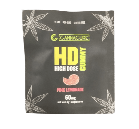 High Dose Gummy Pink Lemonade 60mg