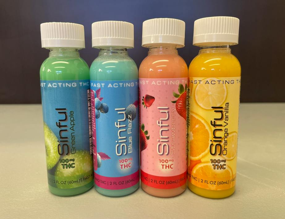Sinful fast acting THC beverage | Green Apple