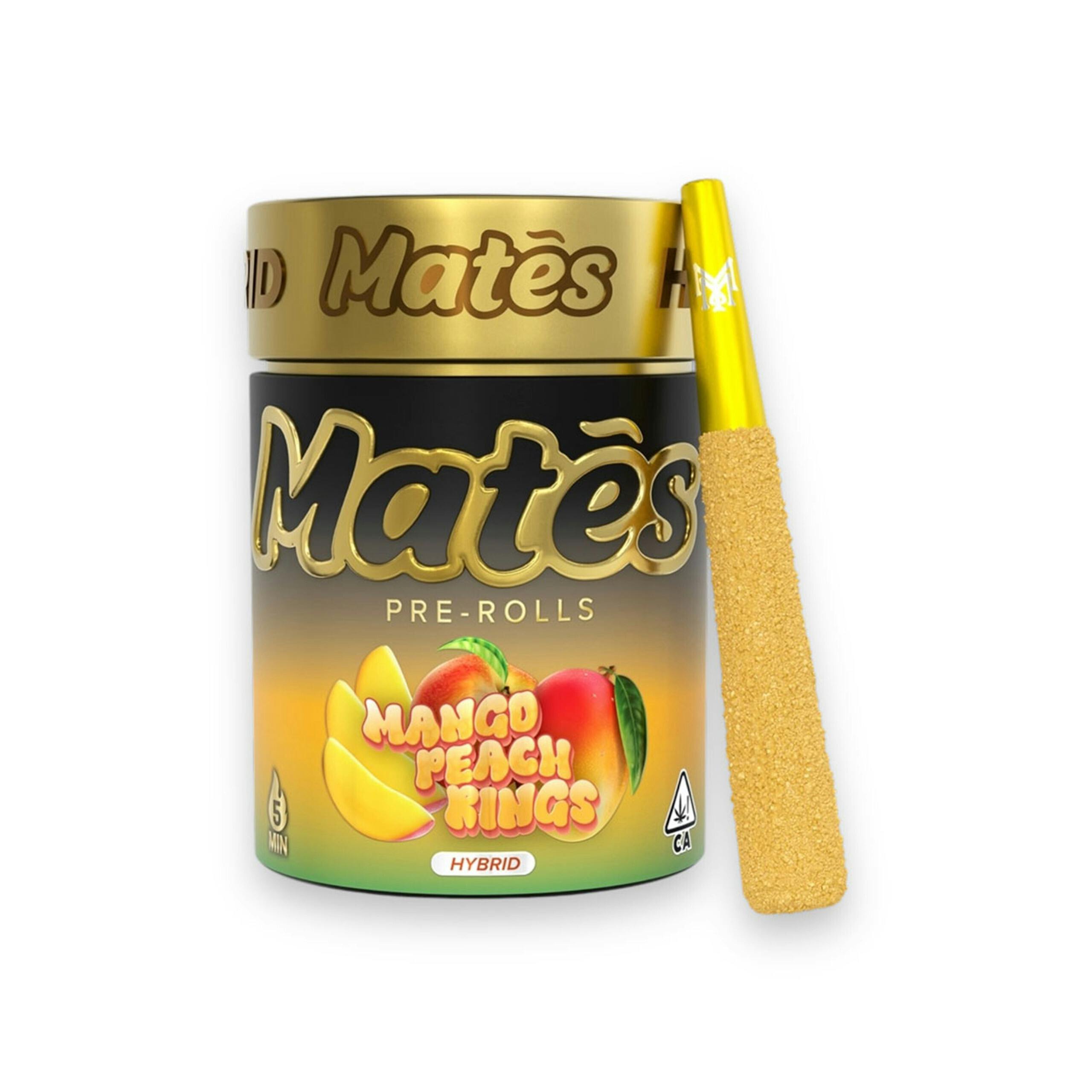 Mango Peach Rings | Infused Joints | 0.6g each | 5pk