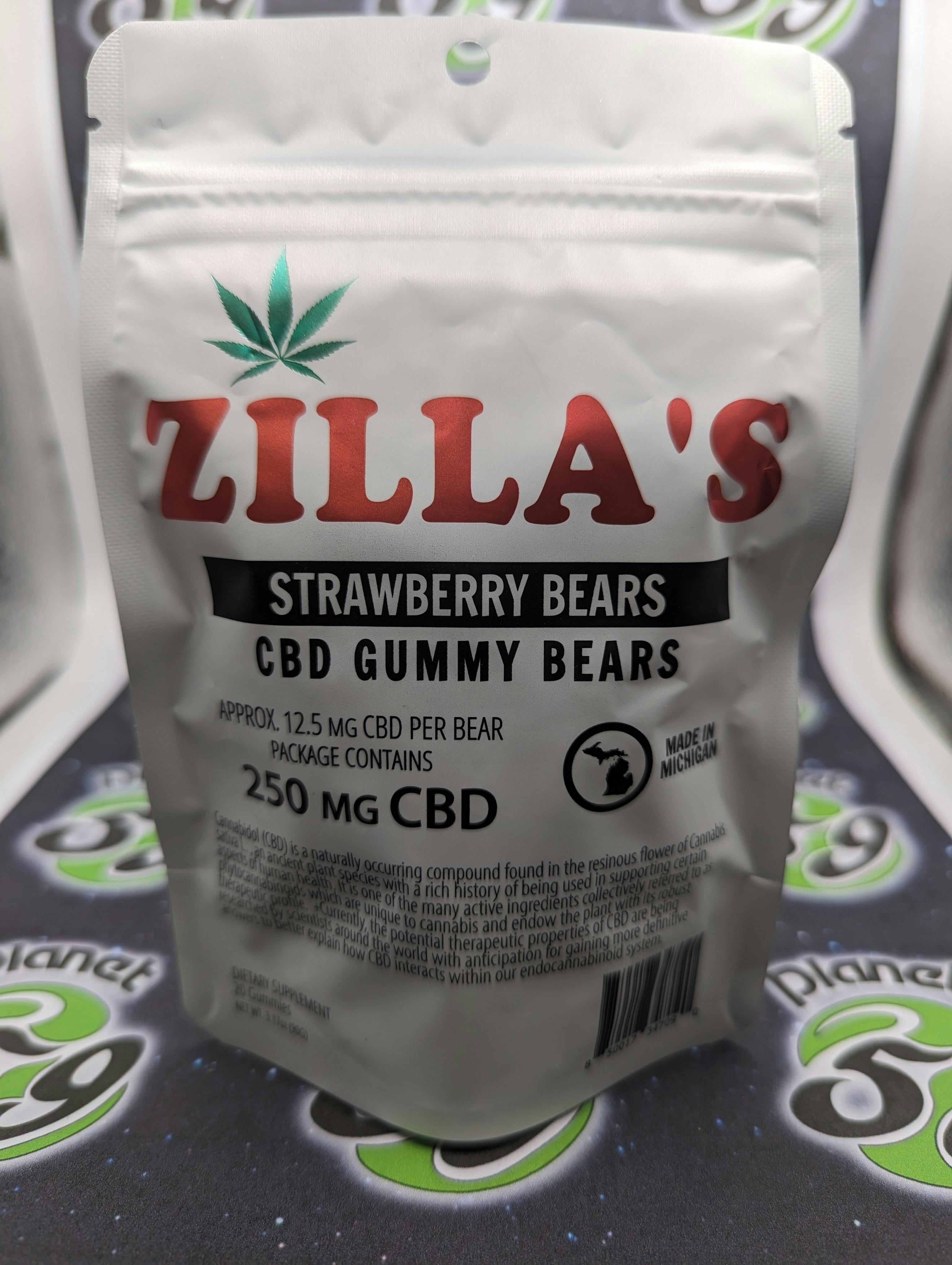 Zilla's | Grape | 250mg CBD Gummy