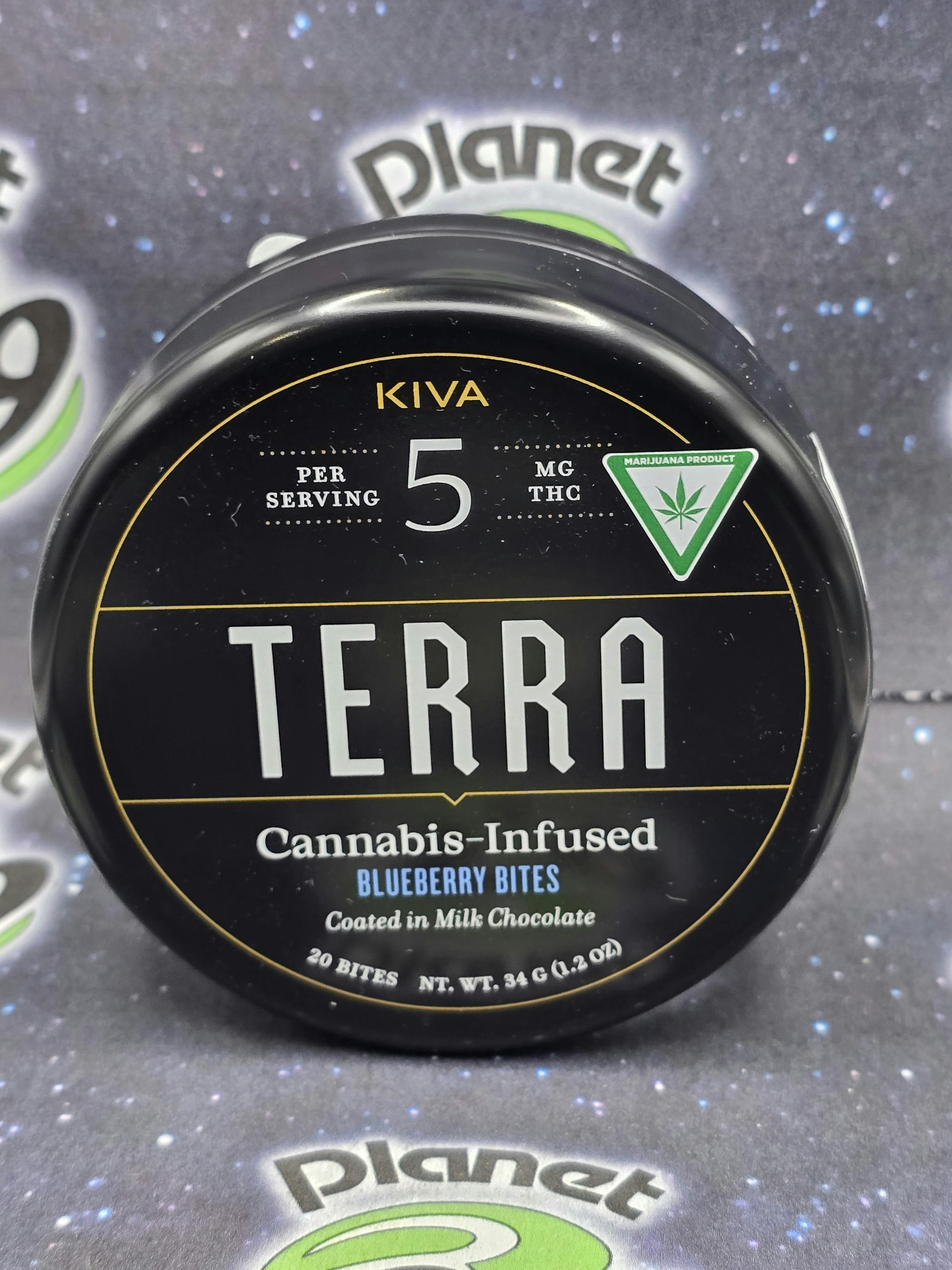 Terra | Milk Chocolate Blueberries | 100mg | 20ct | 5mg/ea