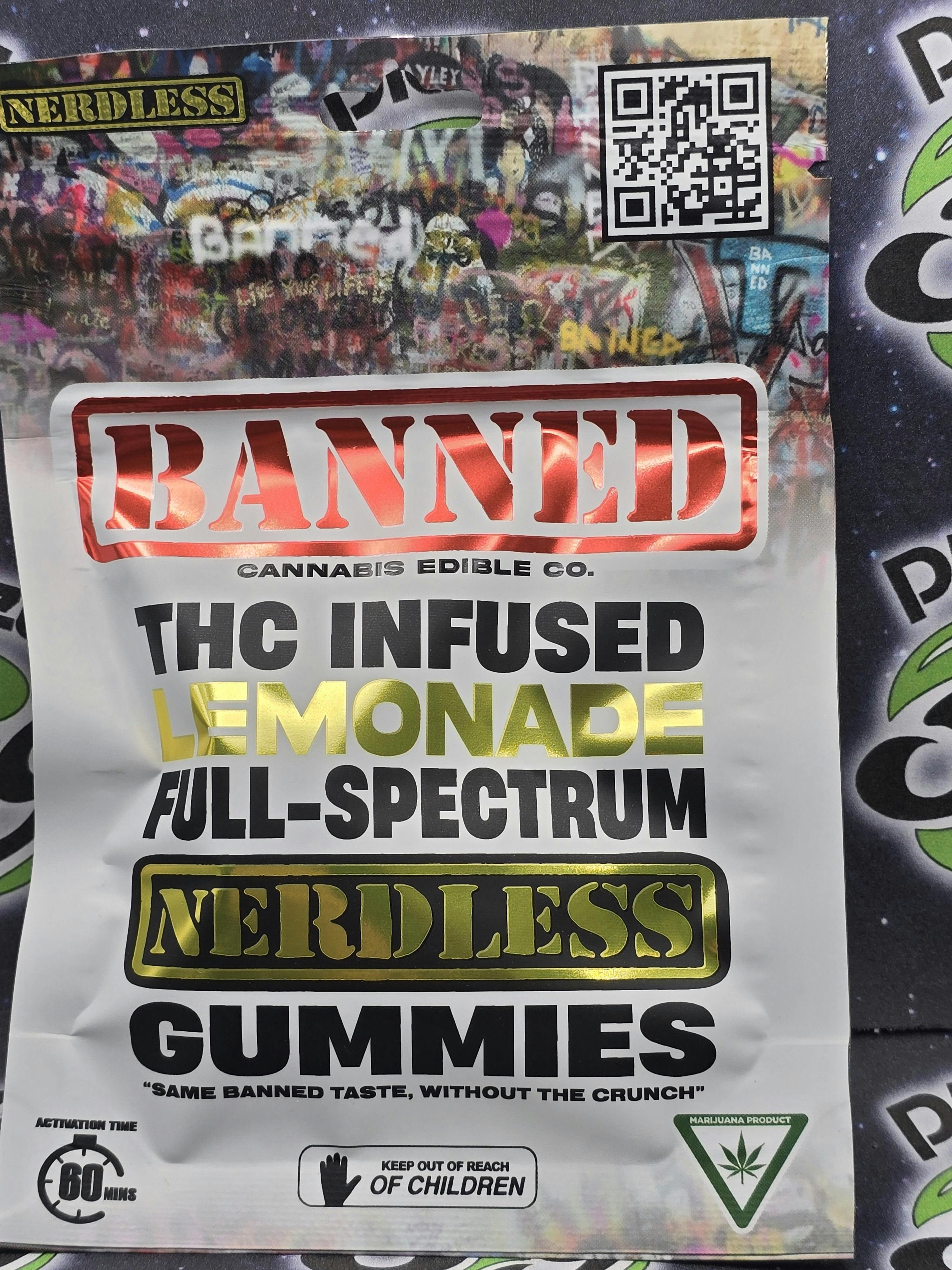 Nerdless Gummies | Lemonade Gummy | 200mg | Single