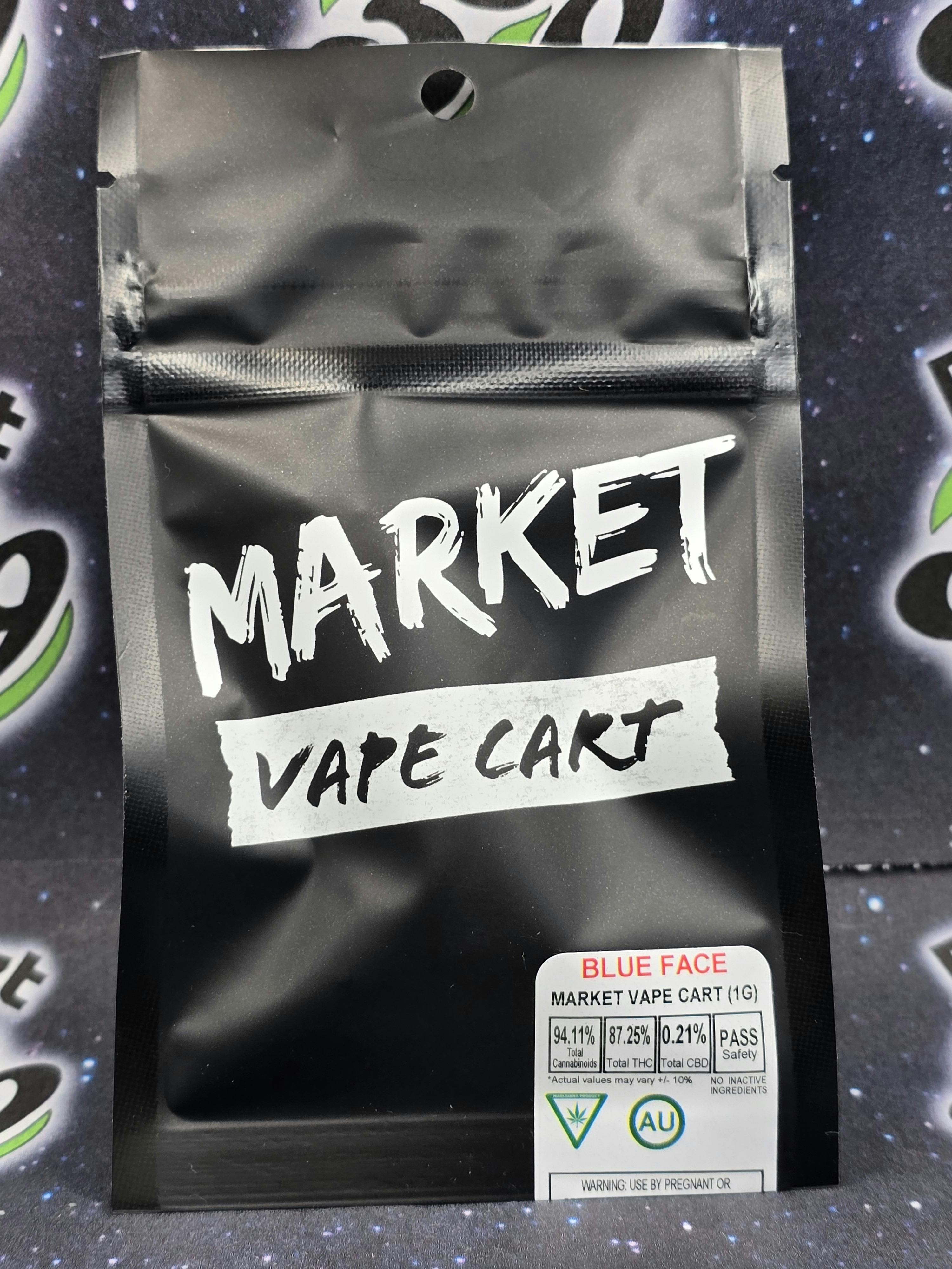 Market | Blue Face | 1g Vape Cart