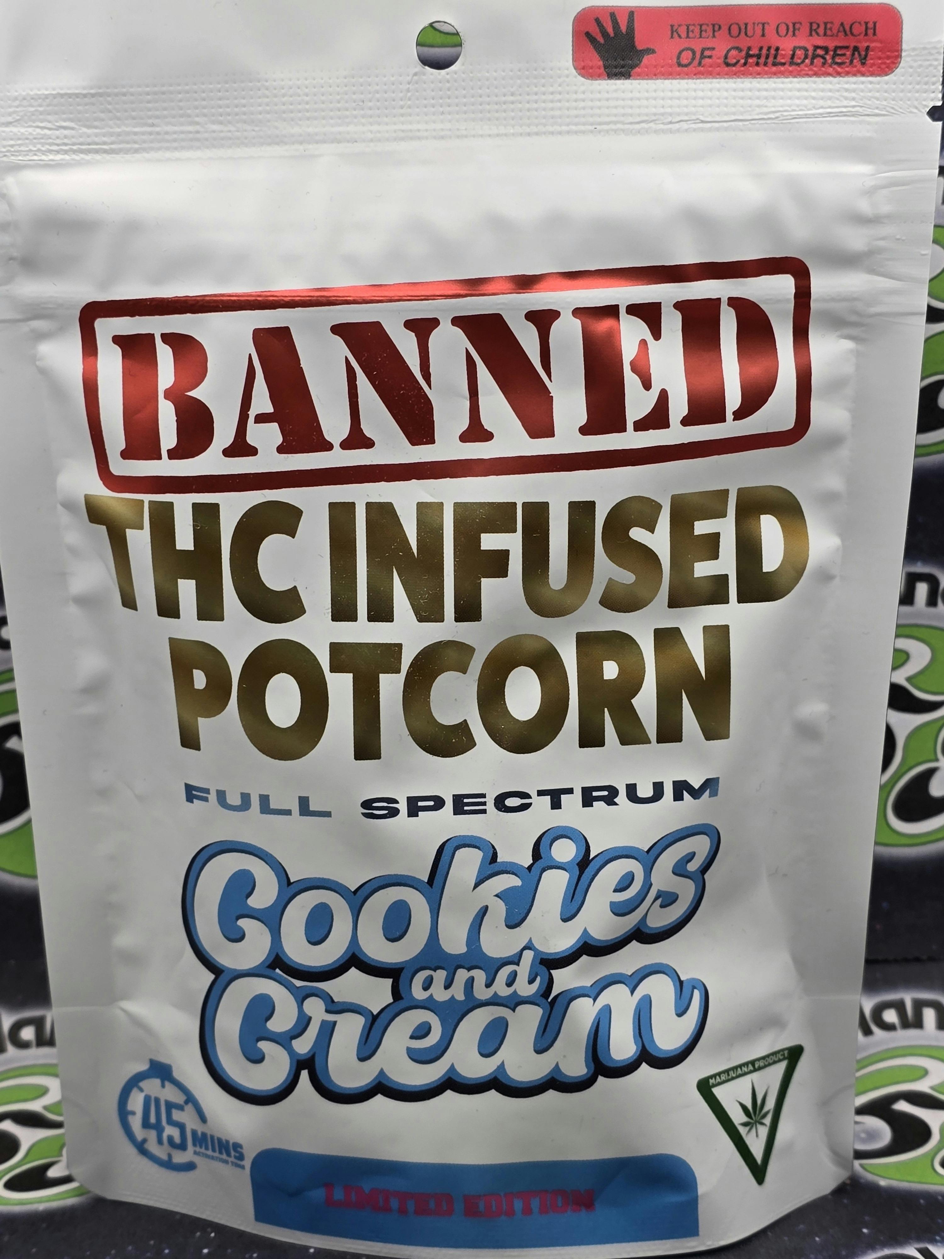 Banned | Cookies & Cream | 200mg Potcorn