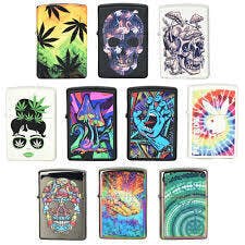 ZIPPO LIGHTERS ASSORTED DESIGNS