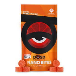 DOSD Nano Bite 2000mg Gummies - Blood Orange
