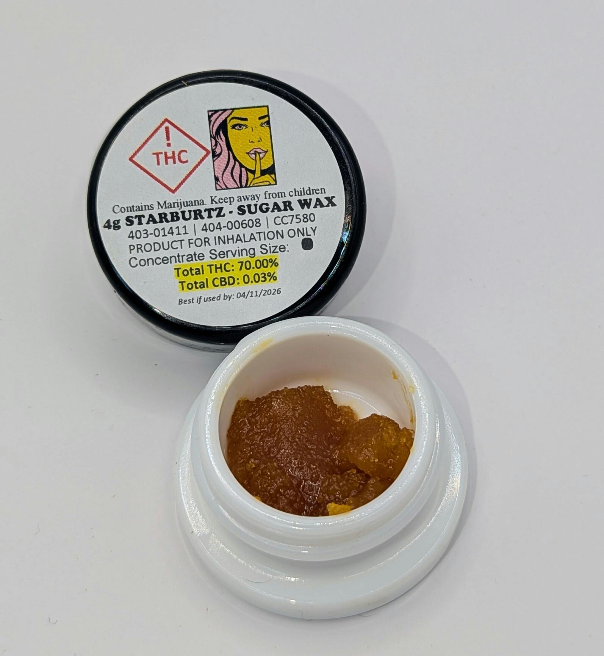 4g Sugar Wax - Starburtz (S/H)